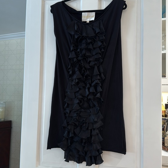 Thread Social Black Ruffle Dress - Picture 4 of 16